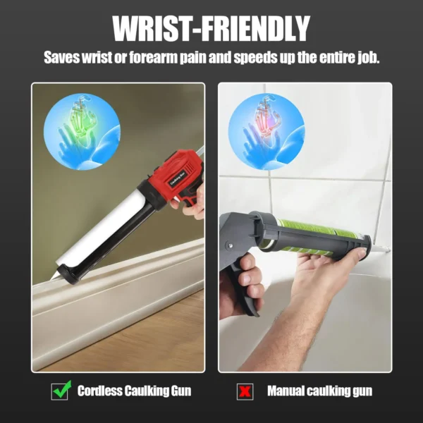 Electric Caulking Gun for Makita 18V Battery Cement Glass Adhesive Glue Seal Sealant Tool 4Gear Wireless Glass Glue Gun - Bild 2