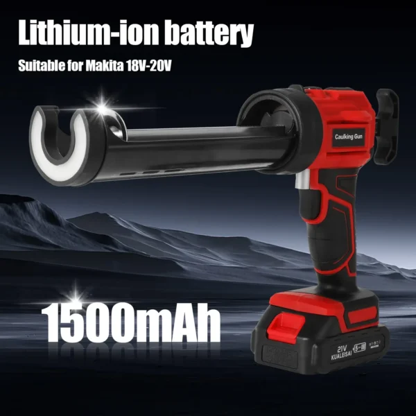 Electric Caulking Gun for Makita 18V Battery Cement Glass Adhesive Glue Seal Sealant Tool 4Gear Wireless Glass Glue Gun - Bild 3