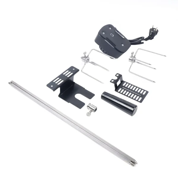 Electric Skewer BBQ Grilling Skewer with Stainless Steel Motor Rotary Barbecue Skewer Gas Grill Automatic Rotation - Bild 2