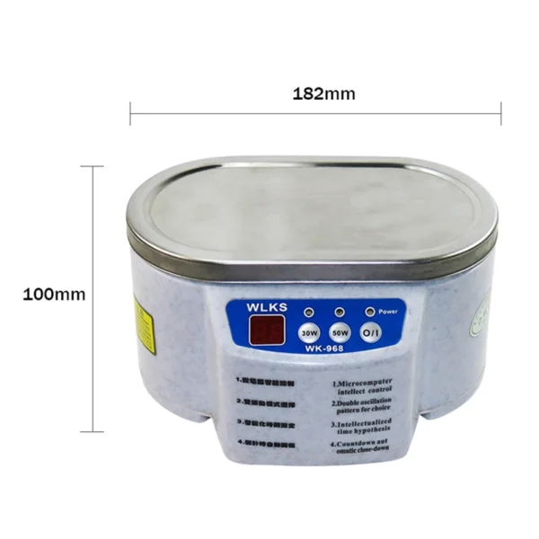 30/50W Digital Ultrasonic Cleaner Tub Dual Frequency Vibration Jewelry Parts Glasses Circuit Board Portable Watch Washer Machine - Bild 6