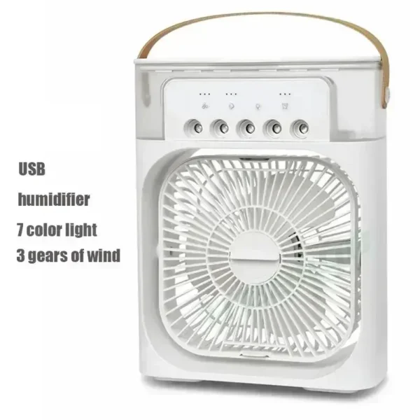 New 3 In 1 Fan AIr Conditioner Household Mini Air Cooler LED Night Light Portable Humidifier Air Adjustment Fan Office Home Fan - Bild 7