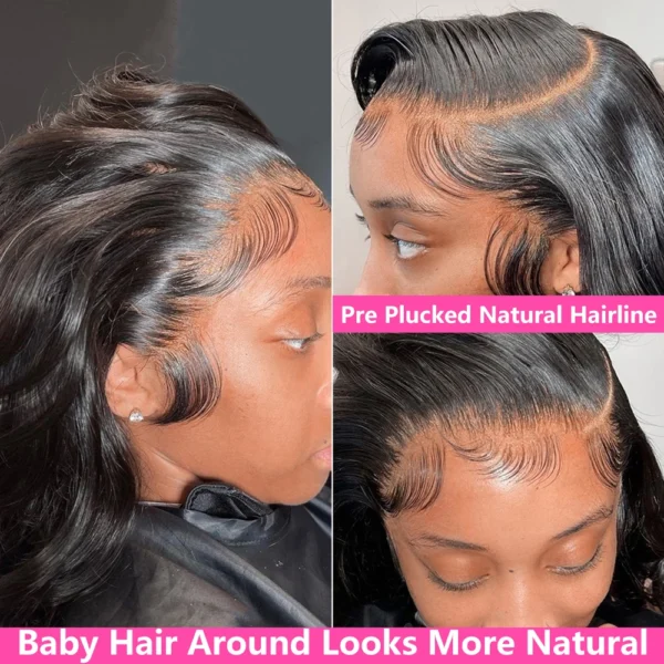 13x4 Lace Front Human Hair Wigs Brazilian Body Wave Lace Front Wig 13x6 HD Lace Frontal Wigs For Women Human Hair Closure Wig - Bild 3
